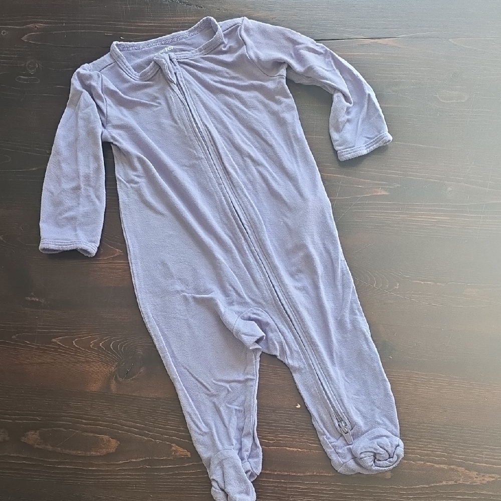 Carter’s Lavender 2-Way Zipper Sleep and Play Footie - 3M